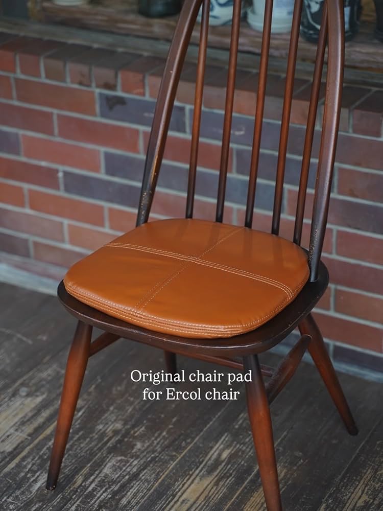 レザーチェアパッドクッション 本革 4枚セット Amazon.co.jp: レザーチェアクッション 1/2/4馬蹄シート